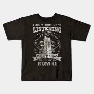 Sum 41 Music Quotes Kids T-Shirt